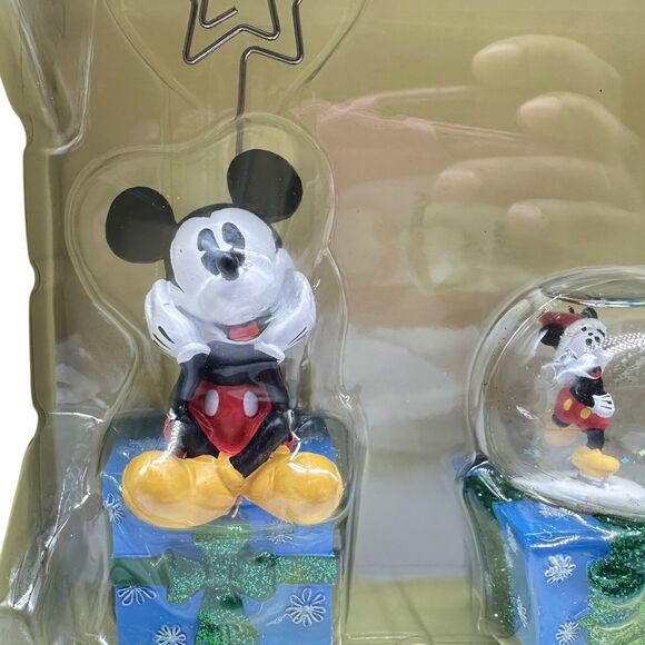 Disney Mickey Mouse 3 pc Holiday Gift Set: Photo Clip, Waterball, Photo Frame - Picture 2 of 7